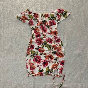 Floral Off-Shoulder Dress